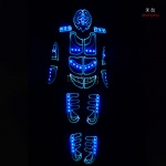 Full Color LED and Optic Fiber Costumes with Mask