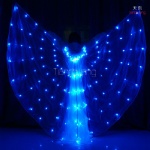 LED light up rainbow isis wings