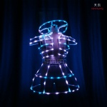 Full color 3D sexy LED skirt