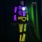 DMX512 programmable LED Dance Costumes