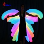Inflatable LED luminous wings