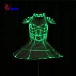 Full color fiber optic light up tutu