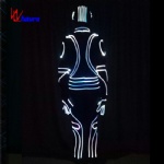 Full color simple cool fiber optic jumpsuit
