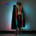 LED Cape & Fiber optic jumpsuit
