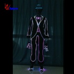 Fiber optic luminous tuxedo