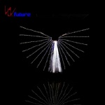 Creative Luminous White glitter cape