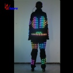LED dazzling luminous one-piece performance costume