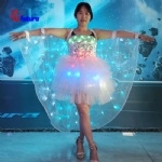LED colorful skirt & luminous wings
