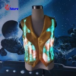 LED发光黄色马甲