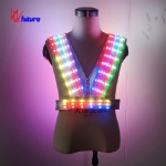 LED light dazzling vest