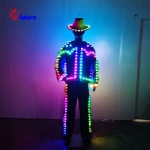 LED light street performance art costumes