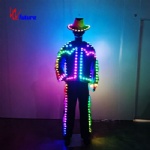 LED light street performance art costumes