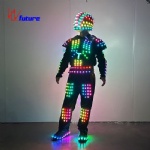 LED light warrior costume