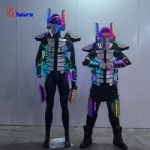 LED glitter Mecha light suit