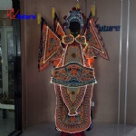 Optical fiber light up Peking Opera costume