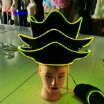 Optical fiber light-emitting cap