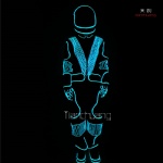 Full color fiber optic costume