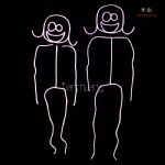 Halloween LED Light Fiber Optic Clothes