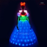 Full color LED Princess Dress