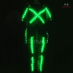 Tianchuang-   DMX 512 controlled lights led dance costumes programmable led robot costume,customize light up adult costume