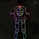  DMX512 Controlled LED Fiber Optic Costumes
