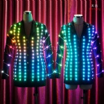 Sexy Stewardess LED Light Uniform Costume